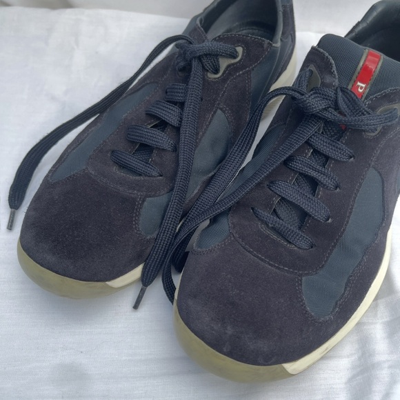Prada America's Cup suede sneakers